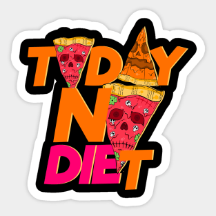 Today no diet Sticker